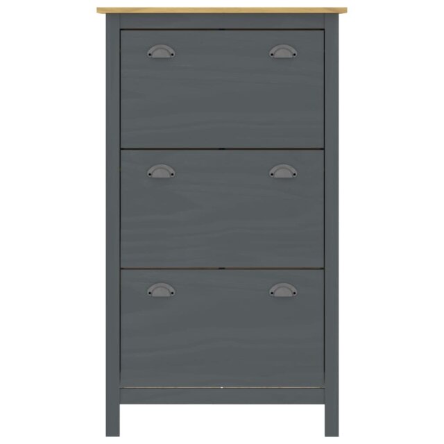 6 Pair Solid Wood Shoe Storage Bench