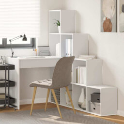 Corner Desk 101.5 X 149.5 X 149.5 Cm Engineered Wood