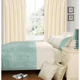 Anicka Silk Floral Duvet Cover Set