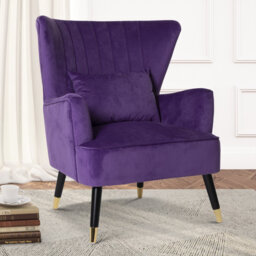 Nettey 77Cm Wide Wingback Chair