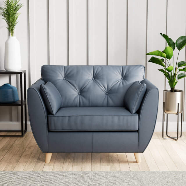 Marylin Leather Snuggle Chair