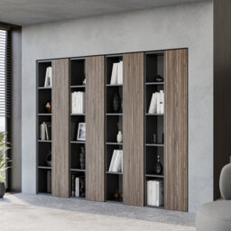 Oslo 182cm H x 224cm W Library Bookcase