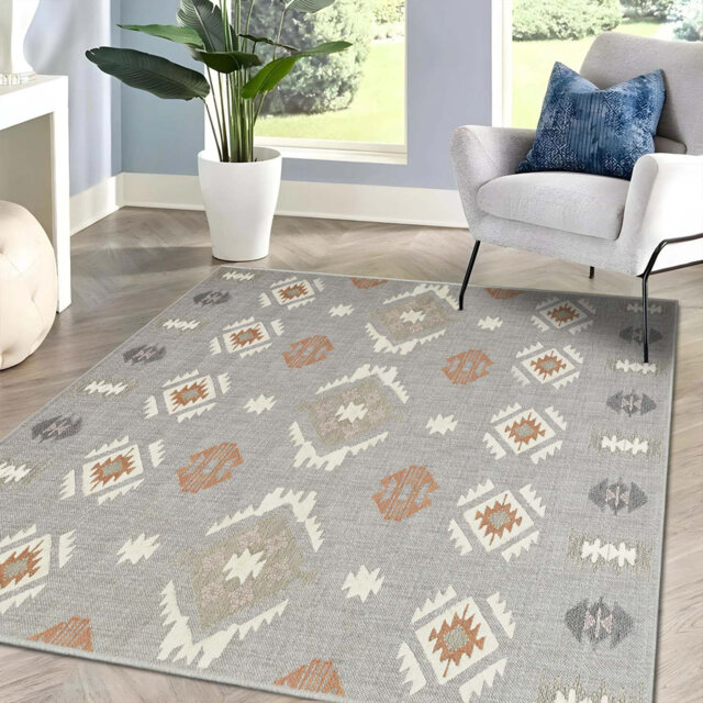 Printed Area Rug – Soft, Durable, Fade-Resistant Floor Decor For Living Room & Bedroom