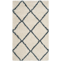Penkridge Power Loom Ivory/Slate Blue Rug