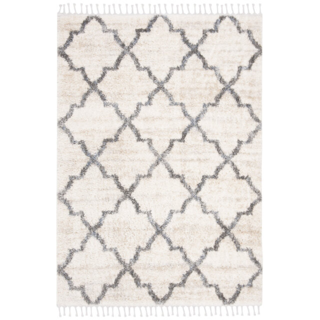 Barnard Hooked Cream Rug
