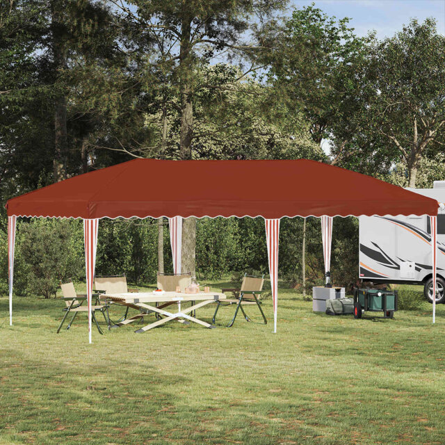 Vidaxl Pop-Up Party Tent 210D Oxford With Sliver Coating Event Shelter Gazebo