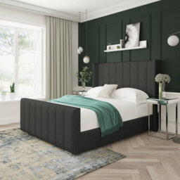 Aspen Chenille Upholstered Bed Frame