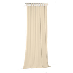 Newbury 67% Polyester And 33% Cotton Room Darkening Single Curtain Panel