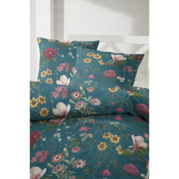 Kurie Cotton Floral Duvet Cover Set with Pillow Shams Included