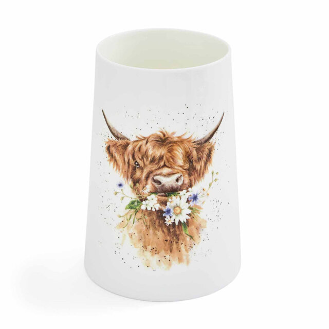 Classic Wrendale Designs - Vase (Cow)