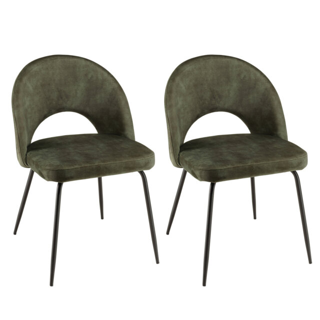 Luanna 47cm H Velvet Upholstered Side Chair