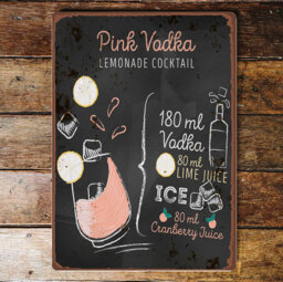 Handmade Food & Beverage Wall Decor on Metal