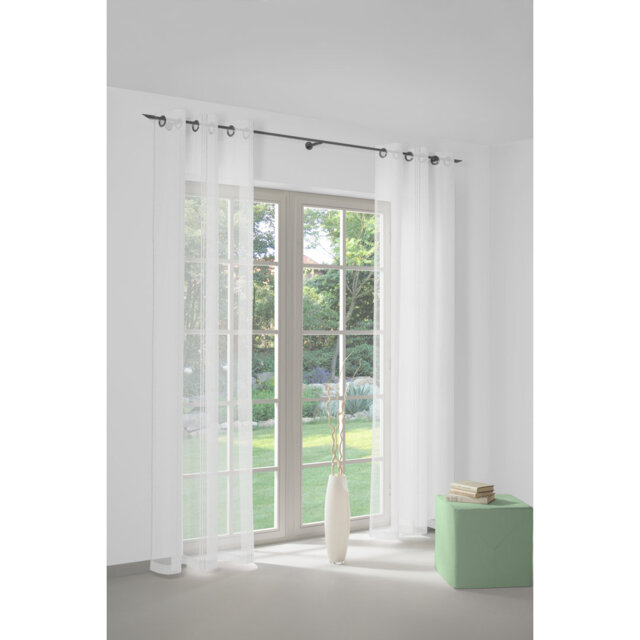 Anneclaar Sheer Single Curtain Panel