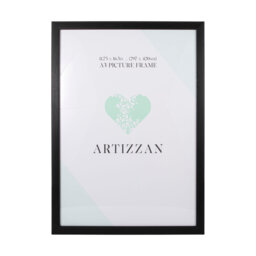 Modern and Stylish Wood Effect Plastic Frame for Wall Hanging