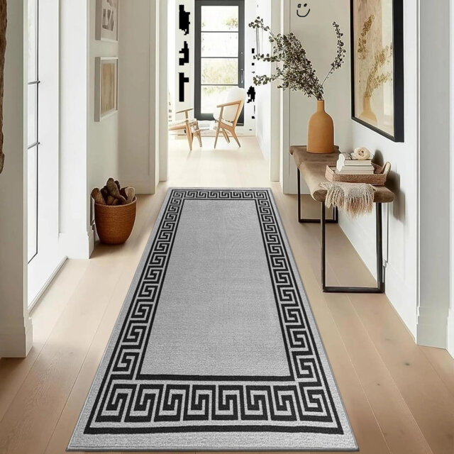 Non Slip Runner Rug Long Hallway Living Room Bedroom Kitchen Carpet Floor Mats*