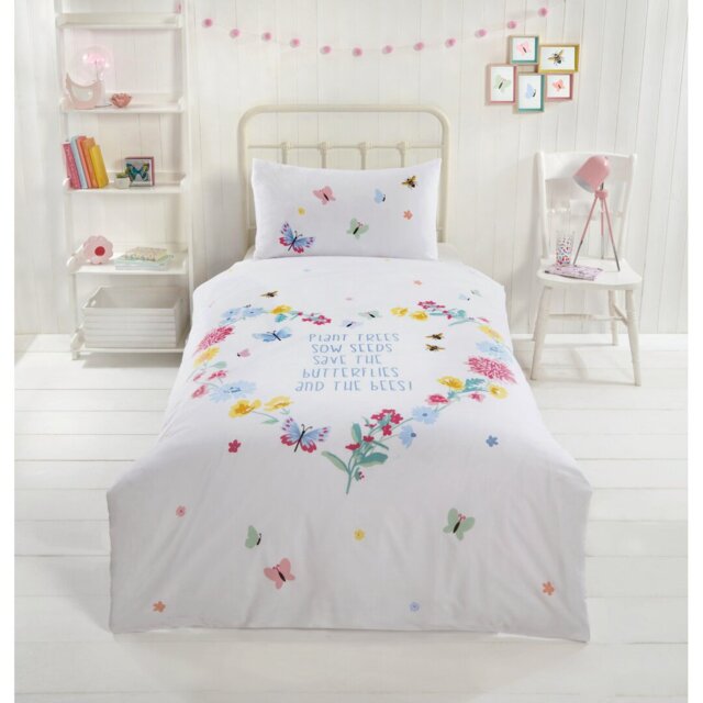 Romy Butterflies and Bees BCI Cotton Duvet Cover Set