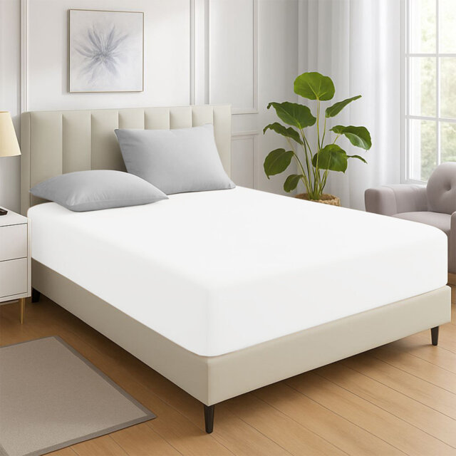 200 Thread Count Microfiber Deep Fitted Bed Sheet â 25cm Pocket
