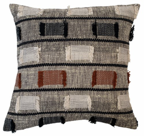 Fornear Feathers Abstract Sqaure Scatter Cushion Cushion With Filling