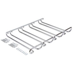 Reimund Hanging Wine Glass Rack in Chrome
