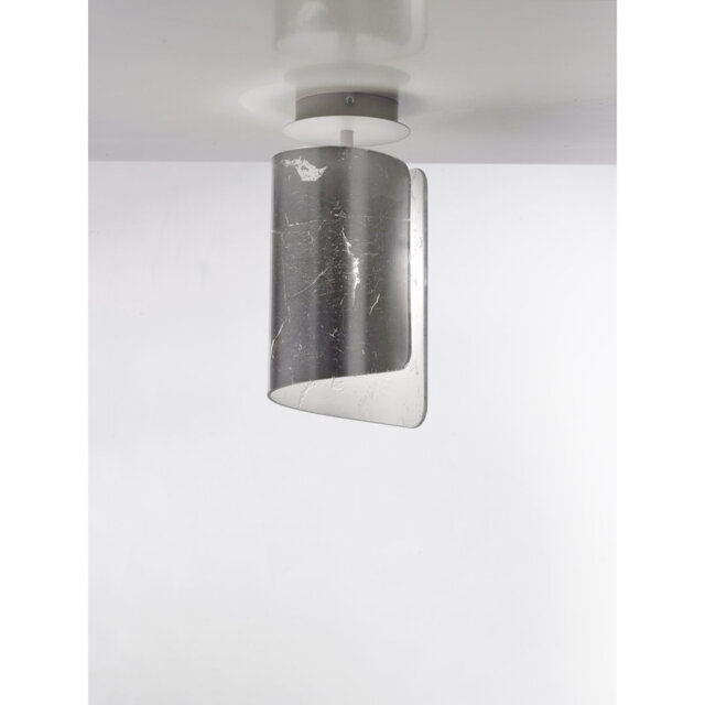 Papiro Glass Semi Flush Mount