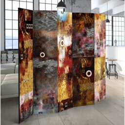 Chanler 172 cm H Solid Wood Folding Room Divider