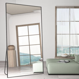 Aarati Aluminium Framed Freestading Full Length Mirror