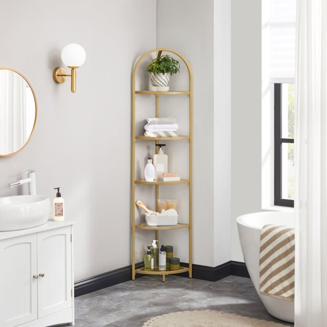 Cotaco Corner Bookcase
