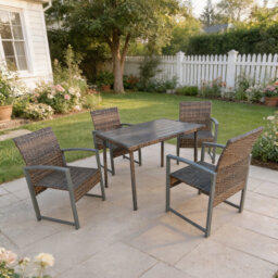 4 - Person Patio Dining Set with Rectangular Table