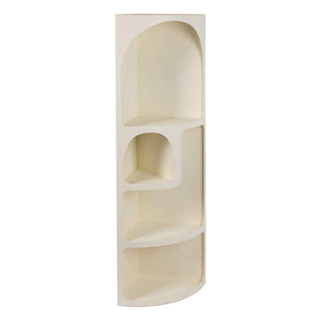 Priceville 120cm H x 30cm W Metal Corner Bookcase