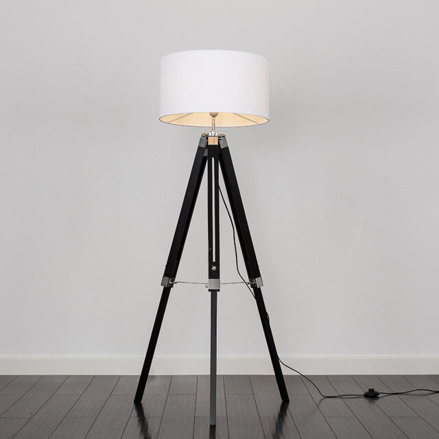 Simmonds 143.5cm Matt Tripod Floor Lamp