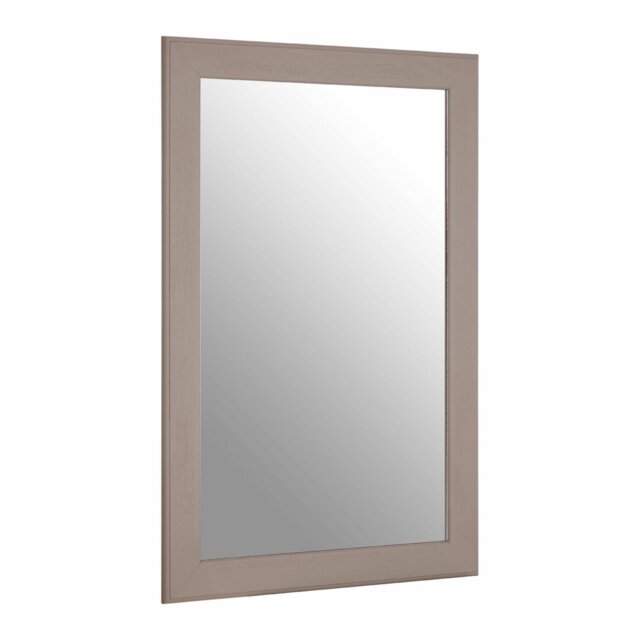 Wine Solid Wood Flat Wall Mirror