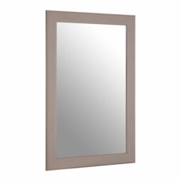 Wine Solid Wood Flat Wall Mirror