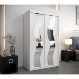 Aanayah 2 Door Solid + Manufactured Wood Wardrobe