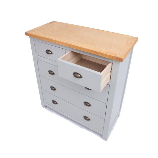 Vasquez 90cm W 5 - Drawer Chest of Drawers