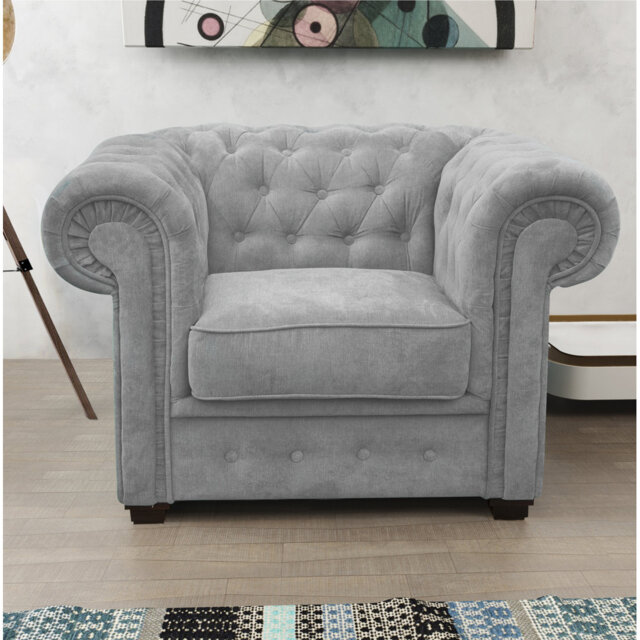 Allegra Upholstered Chesterfield Chair