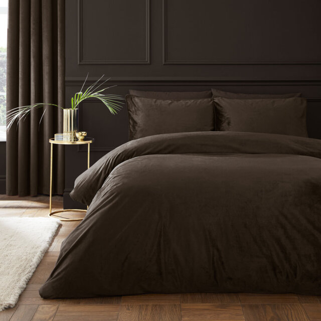 Kingsley Soft Matt Velvet Duvet Cover Set