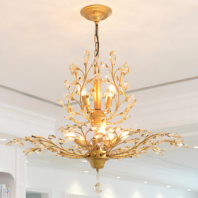 Nevis 8 - Light Crystal Dimmable Empire Chandelier