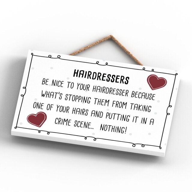 Hairdressers Crime Scene Wall DÃ©cor