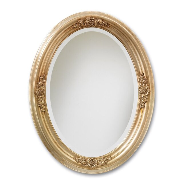 Vegamwala Solid Wood Flat Wall Mirror
