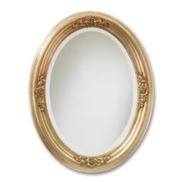 Vegamwala Solid Wood Flat Wall Mirror