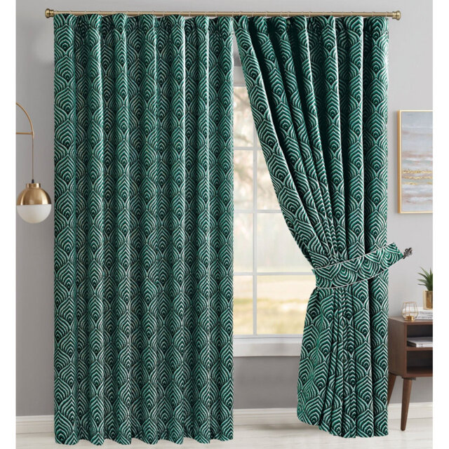 Marmaduke Beautiful Fully Lined Pencil Pleat Blackout Curtains