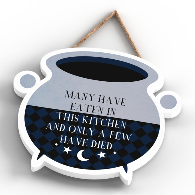 This Kitchen Witch Humour Wooden Plaque Vivid Squid Wholesale Wall Decor