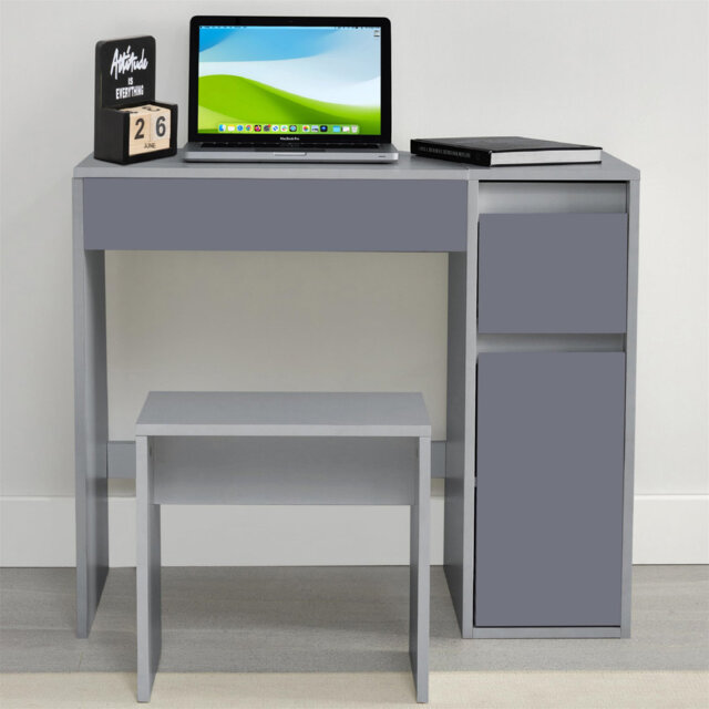 Dressing Table With Flip Up Mirror And Stool, Vanity Makeup Table Drawers Storage Unit Cosmetic Bedroom Dresser Make Up Desk For Living Room, Bedroom
