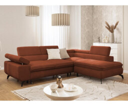 Bonnie 4 Seater Chenille Corner Sofa with Storage