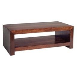 Hayden Solid Wood Four Leg Coffee Table with Storage