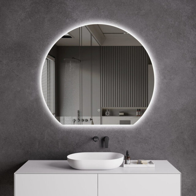 La Roca Full Moon Heated Anti-fog Led Bathroom Mirror 120cm