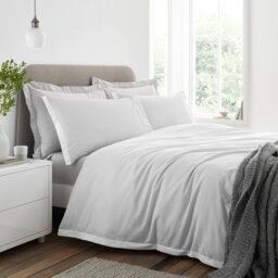 Seersucker Woven Stripe 180 Thread Count Cotton Duvet Cover Set