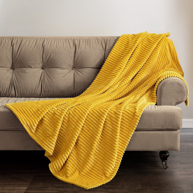 Thermal Supersoft Snug Cord Throw Blanket