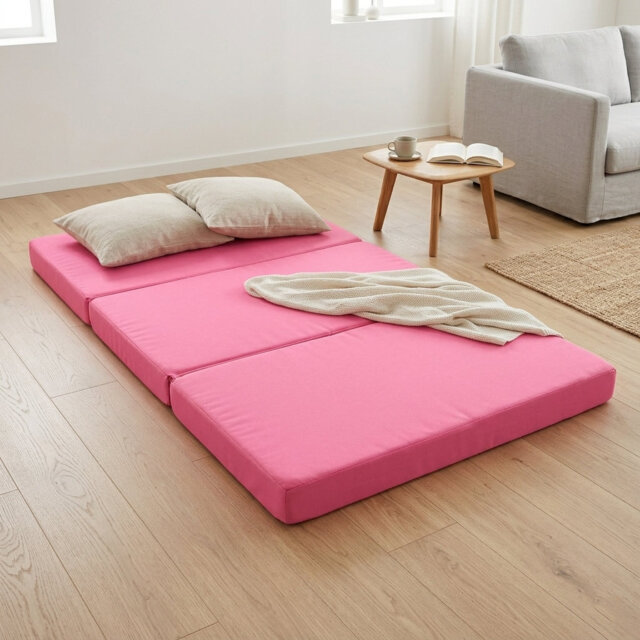 Dull Small Double (4') Guest Folding Foam Mattress