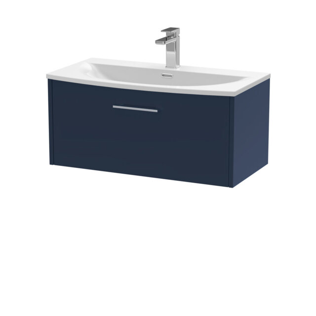 Juno 810mm Single Bathroom Vanity with Drop In Vitreous China Basin
